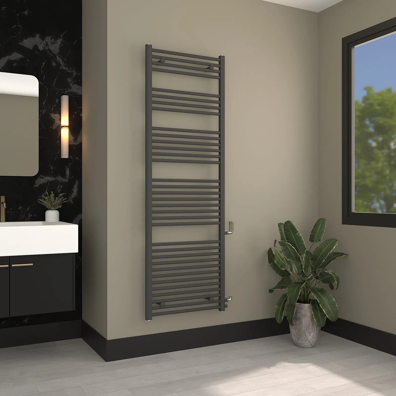 Austauschheizkörper, Handtuchheizkörper seitlicher Anschluss: 825/865mm Badheizkoerper.SHOP Badheizkoerper Heizkörper