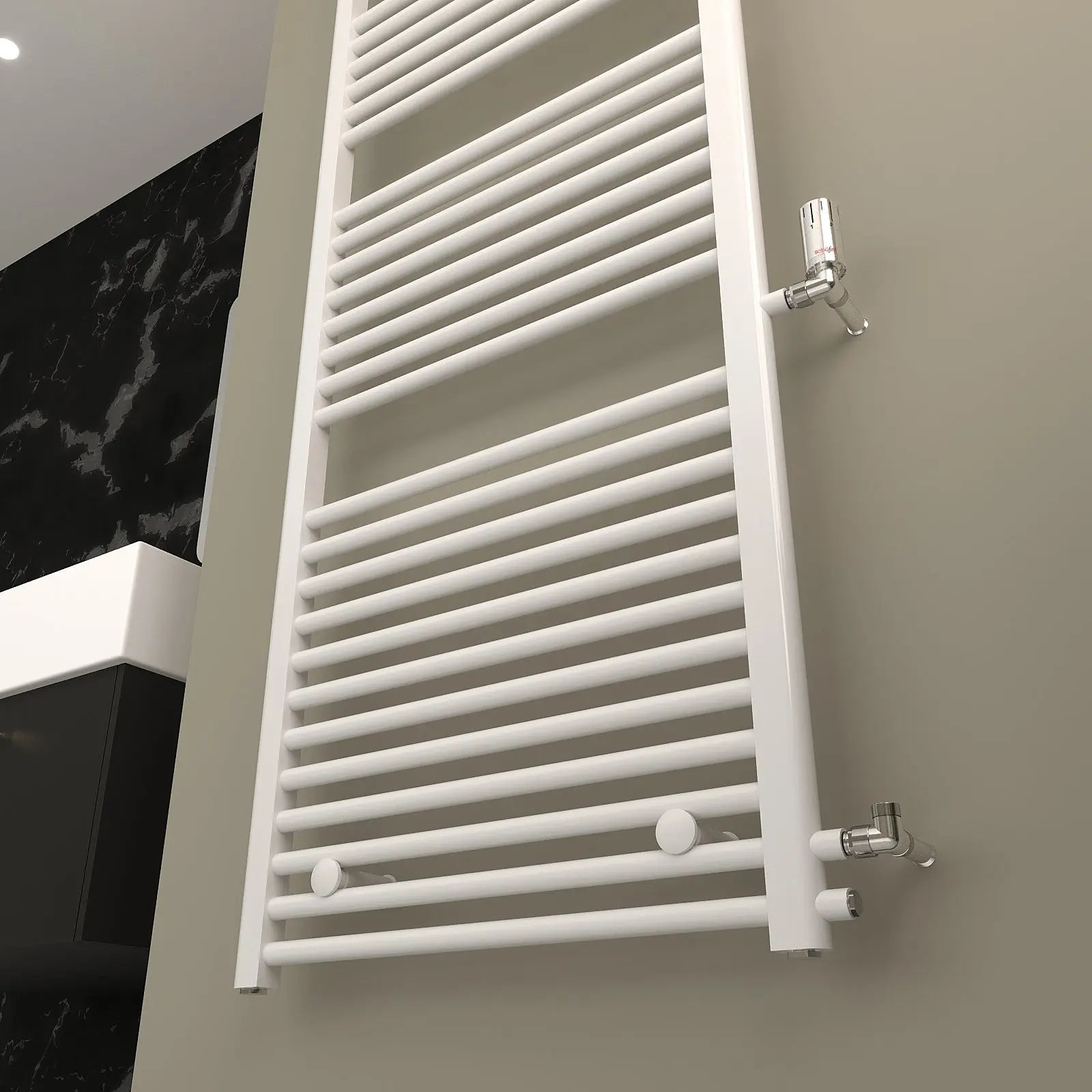 Austauschheizkörper, Handtuchheizkörper seitlicher Anschluss: 825/865mm Badheizkoerper.SHOP Badheizkoerper Heizkörper