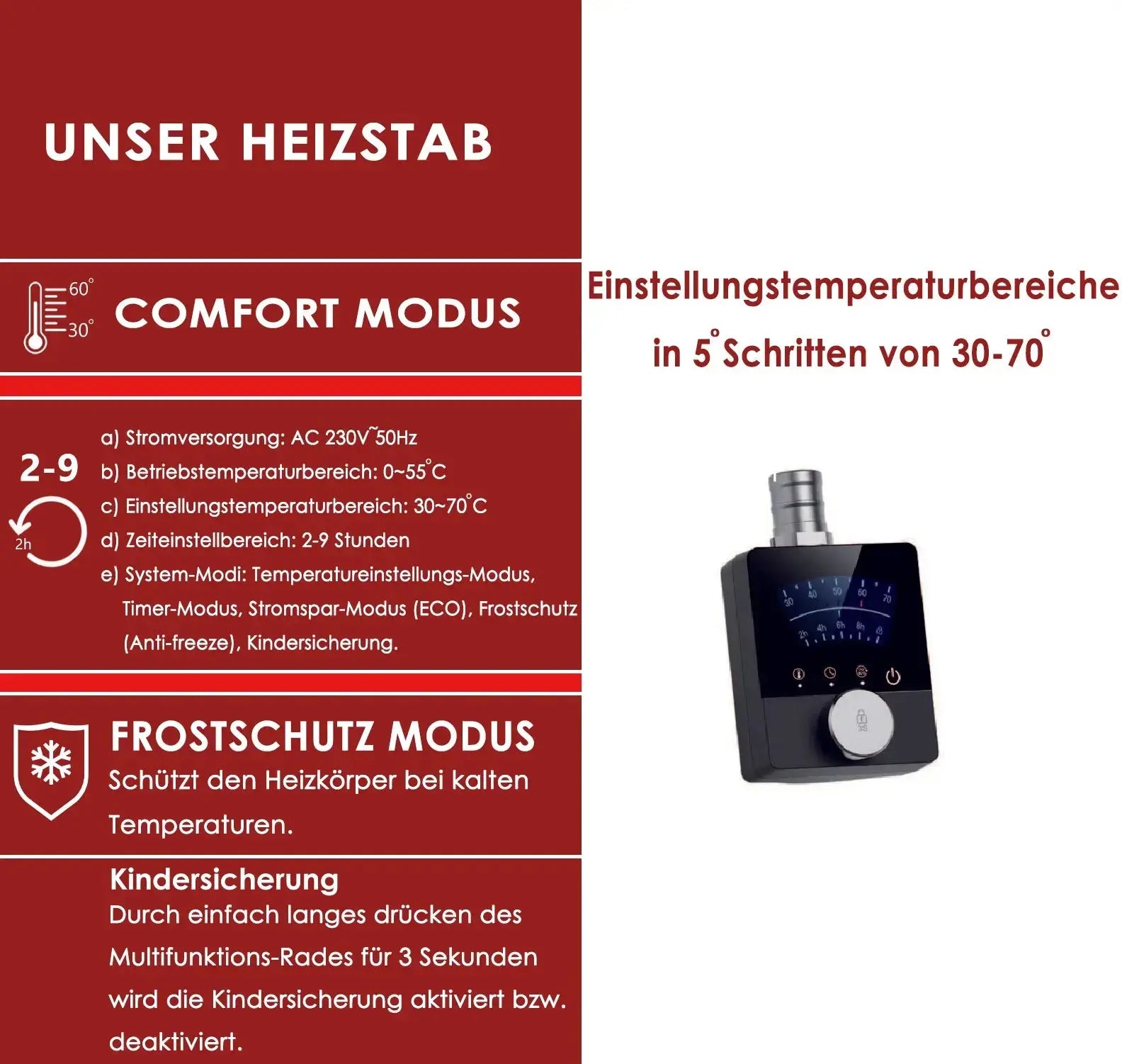 Handtuchheizkörper elektrisch ALRAKIS Gerade Weiss Badheizkoerper.SHOP Badheizkoerper Heizkörper