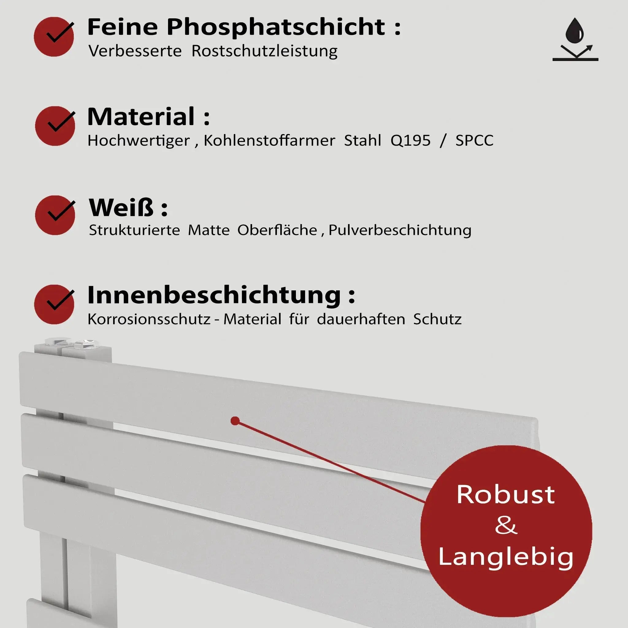 Badheizkörper & Handtuchheizkörper DIADEM - seitlich offen - Badheizkoerper.SHOP Badheizkoerper Heizkörper