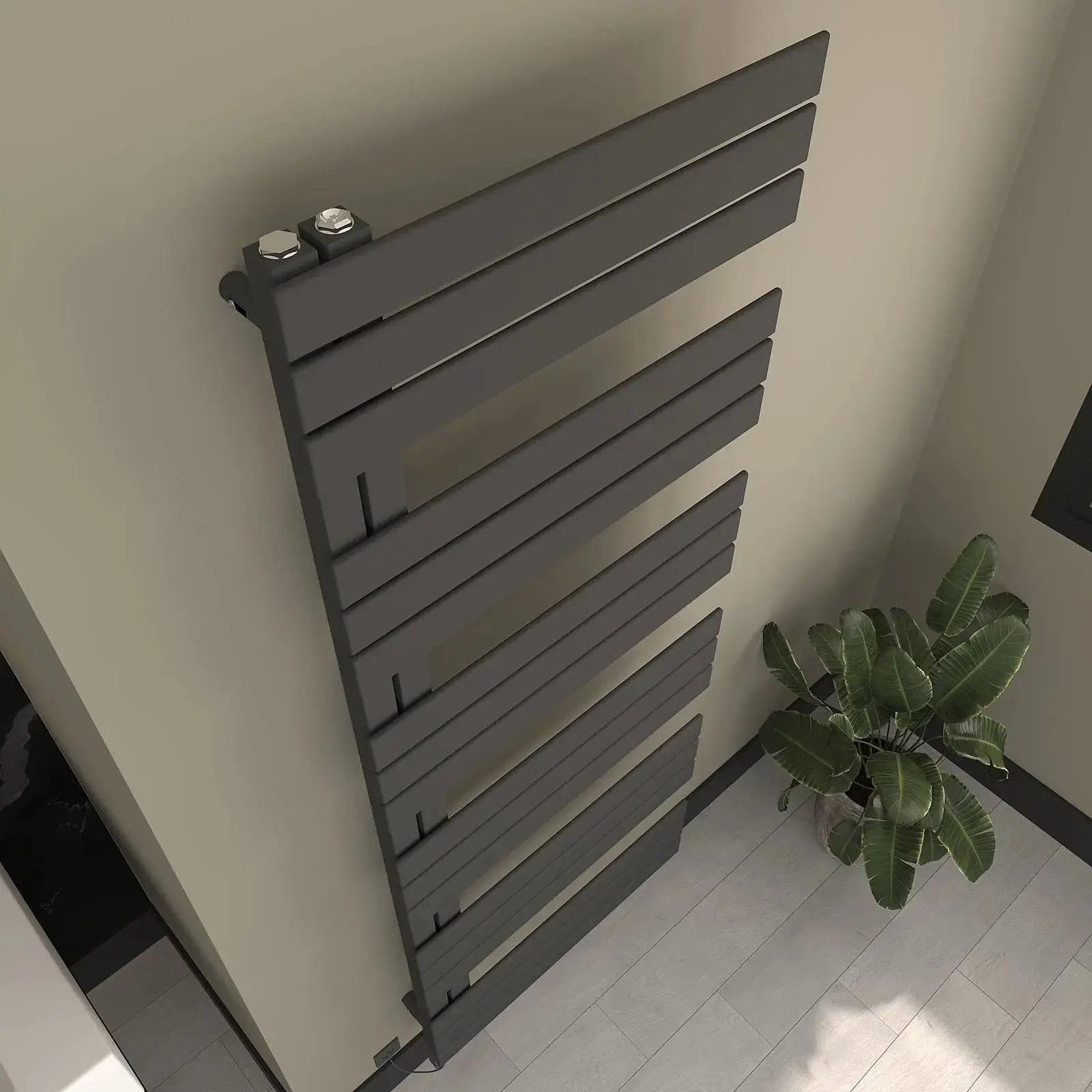 Handtuchheizkörper elektrisch DIADEM inkl. Heizstab - seitlich offen Badheizkoerper.SHOP Badheizkoerper Heizkörper