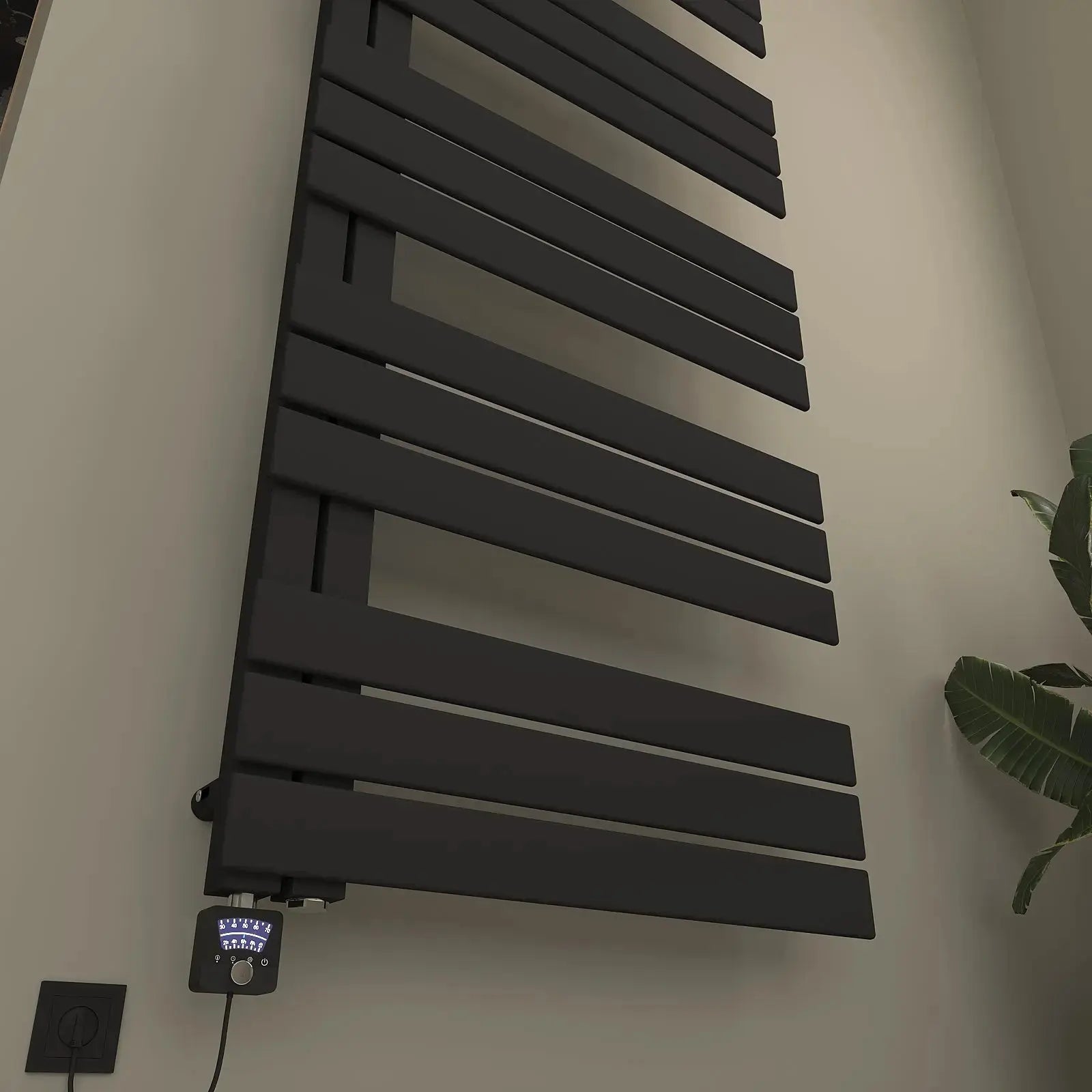 Handtuchheizkörper elektrisch DIADEM inkl. Heizstab - seitlich offen Badheizkoerper.SHOP Badheizkoerper Heizkörper