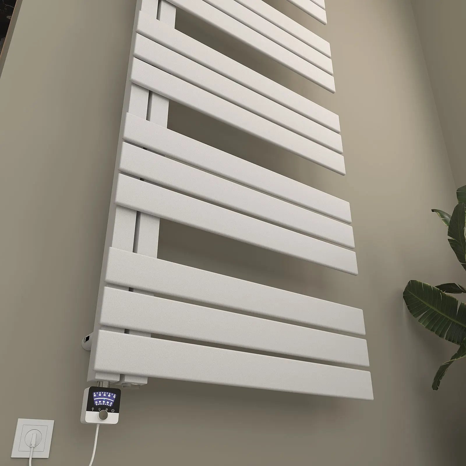 Handtuchheizkörper elektrisch DIADEM inkl. Heizstab - seitlich offen Badheizkoerper.SHOP Badheizkoerper Heizkörper