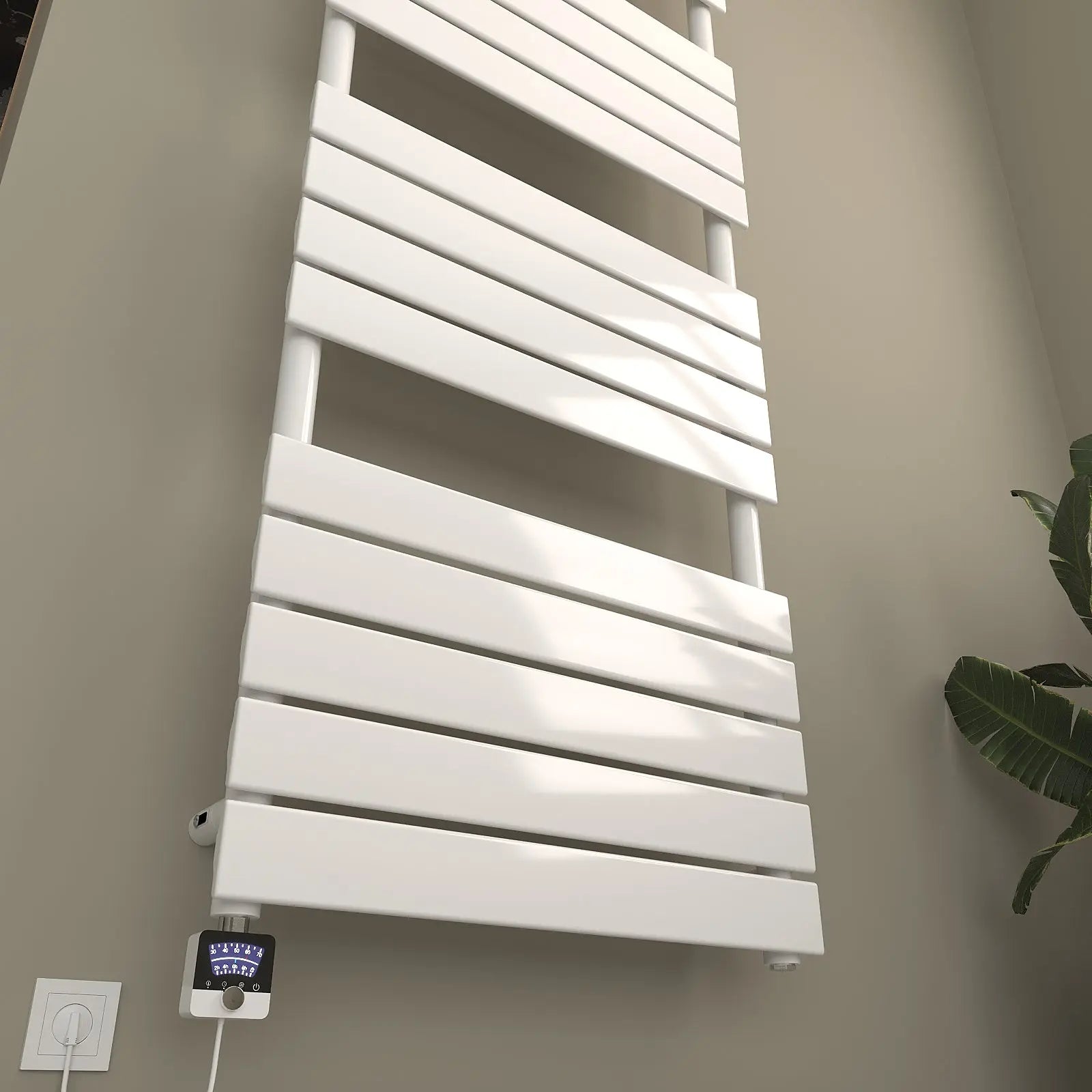 Handtuchheizkörper elektrisch Polaris inkl. Heizstab Badheizkoerper.SHOP Badheizkoerper Heizkörper