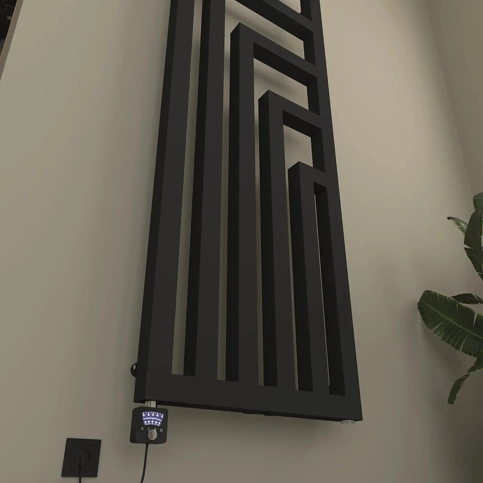 Handtuchheizkörper elektrisch Rigel-V inkl. Heizstab Badheizkoerper.SHOP Badheizkoerper Heizkörper