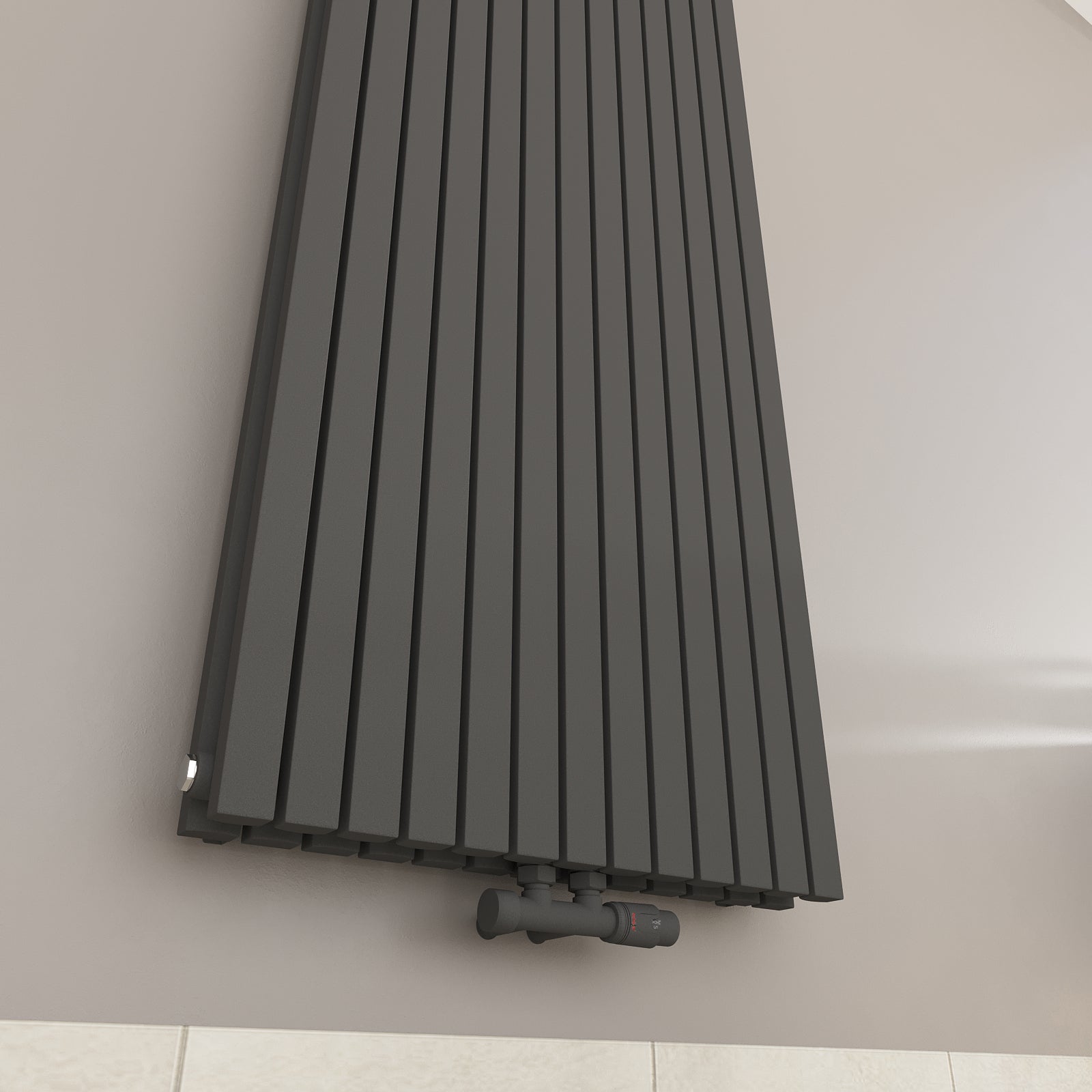 Designheizkörper, Paneelheizkörper 2-Lagig bis 4000 Watt - MIMOSA Vertikal