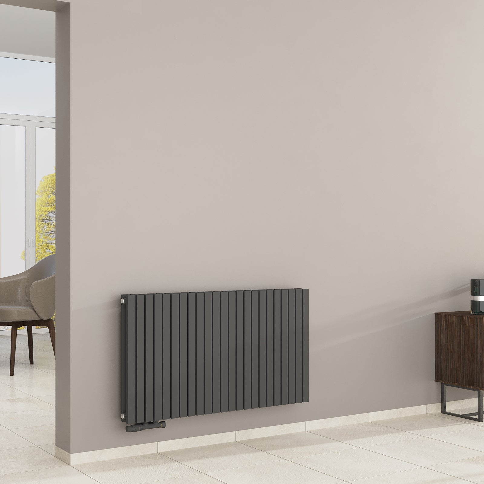 Designheizkörper, Paneelheizkörper 2-Lagig MIMOSA Waagrecht