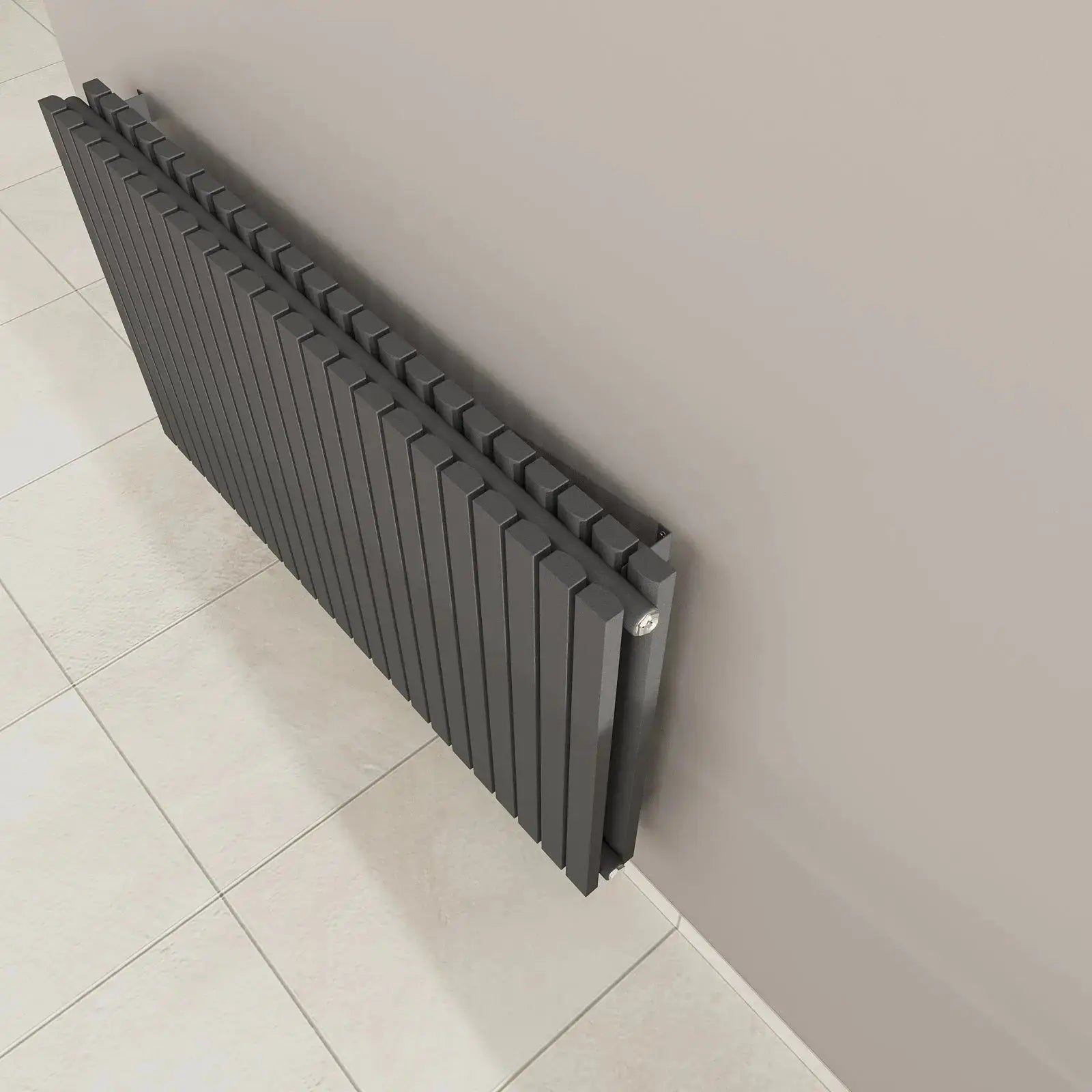 Design-Paneelheizkörper 2-Lagig mit extrem hoher Heizleistung (bis ~2.700 W) - MIMOSA Waagrecht Badheizkoerper.SHOP Badheizkoerper Heizkörper