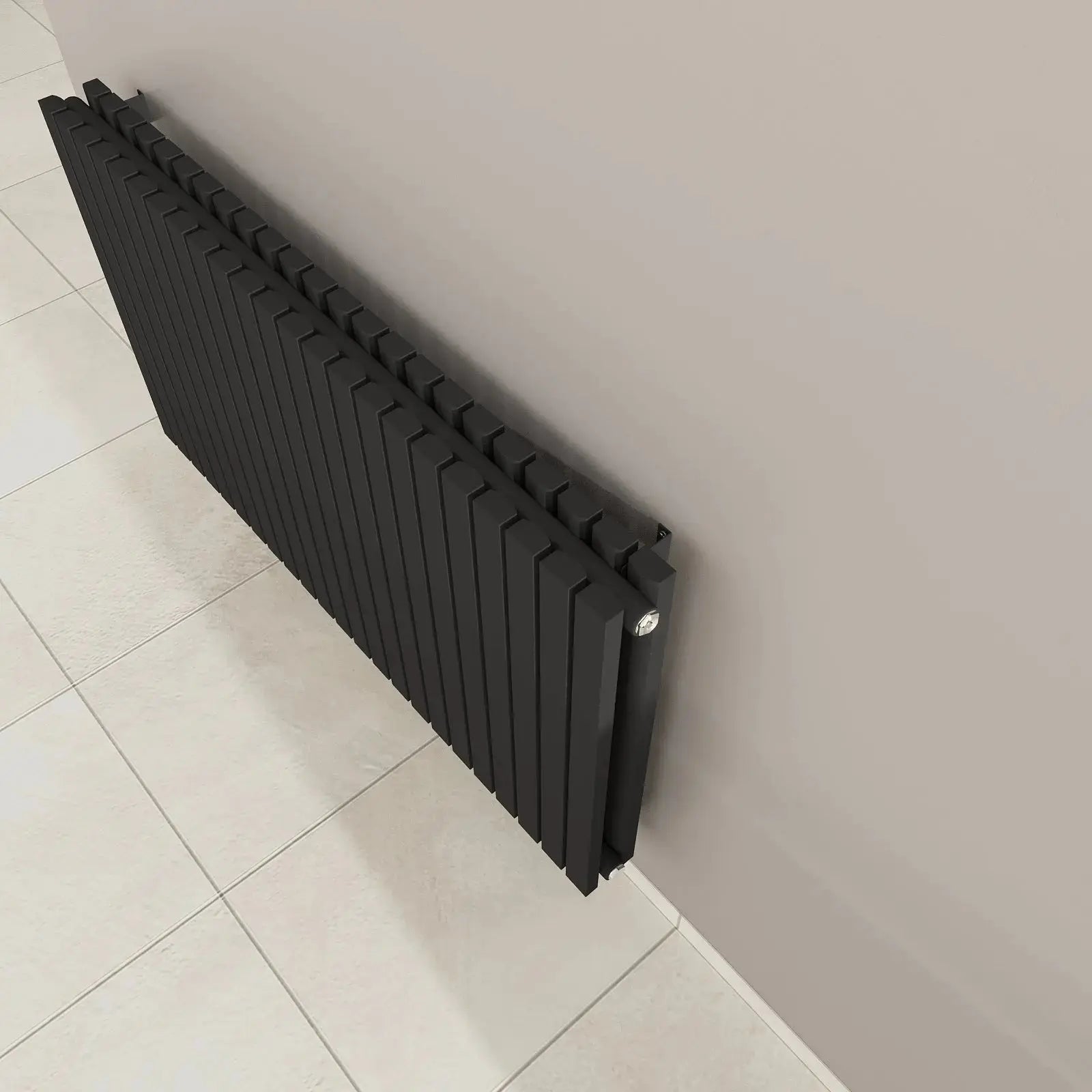 Design-Paneelheizkörper 2-Lagig mit extrem hoher Heizleistung (bis ~2.700 W) - MIMOSA Waagrecht Badheizkoerper.SHOP Badheizkoerper Heizkörper