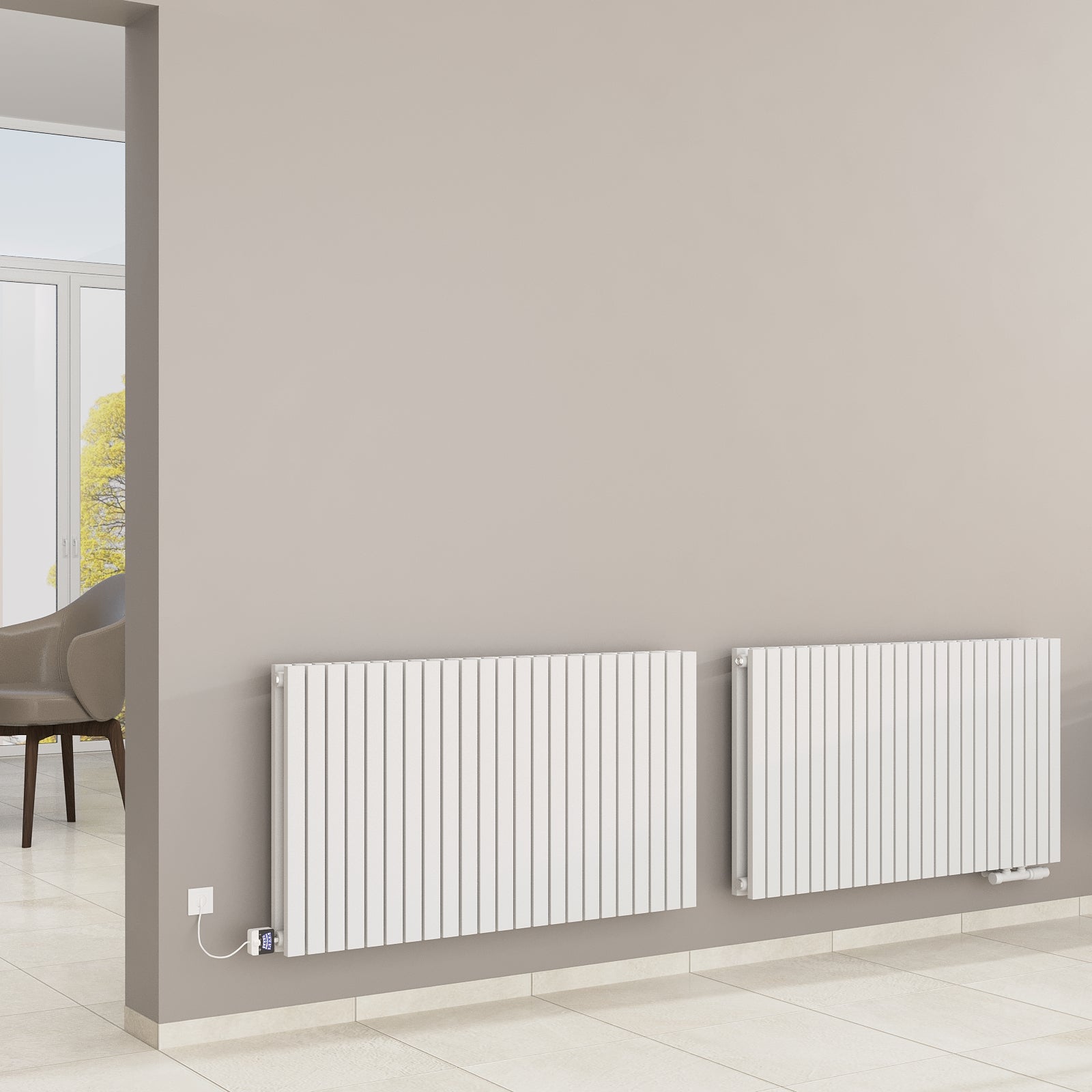 Designheizkörper, Paneelheizkörper 2-Lagig MIMOSA Waagrecht