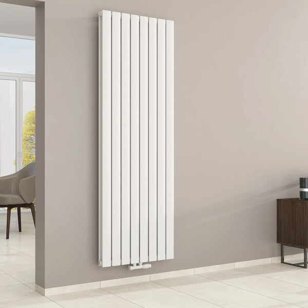 Designheizkörper, Paneelheizkörper 2-Lagig Pollux Vertikal - Weiß