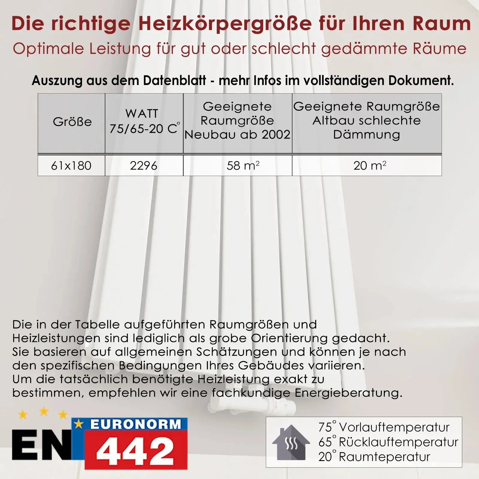 Designheizkörper, Paneelheizkörper 2-Lagig Pollux Vertikal Badheizkoerper.SHOP Badheizkoerper Heizkörper