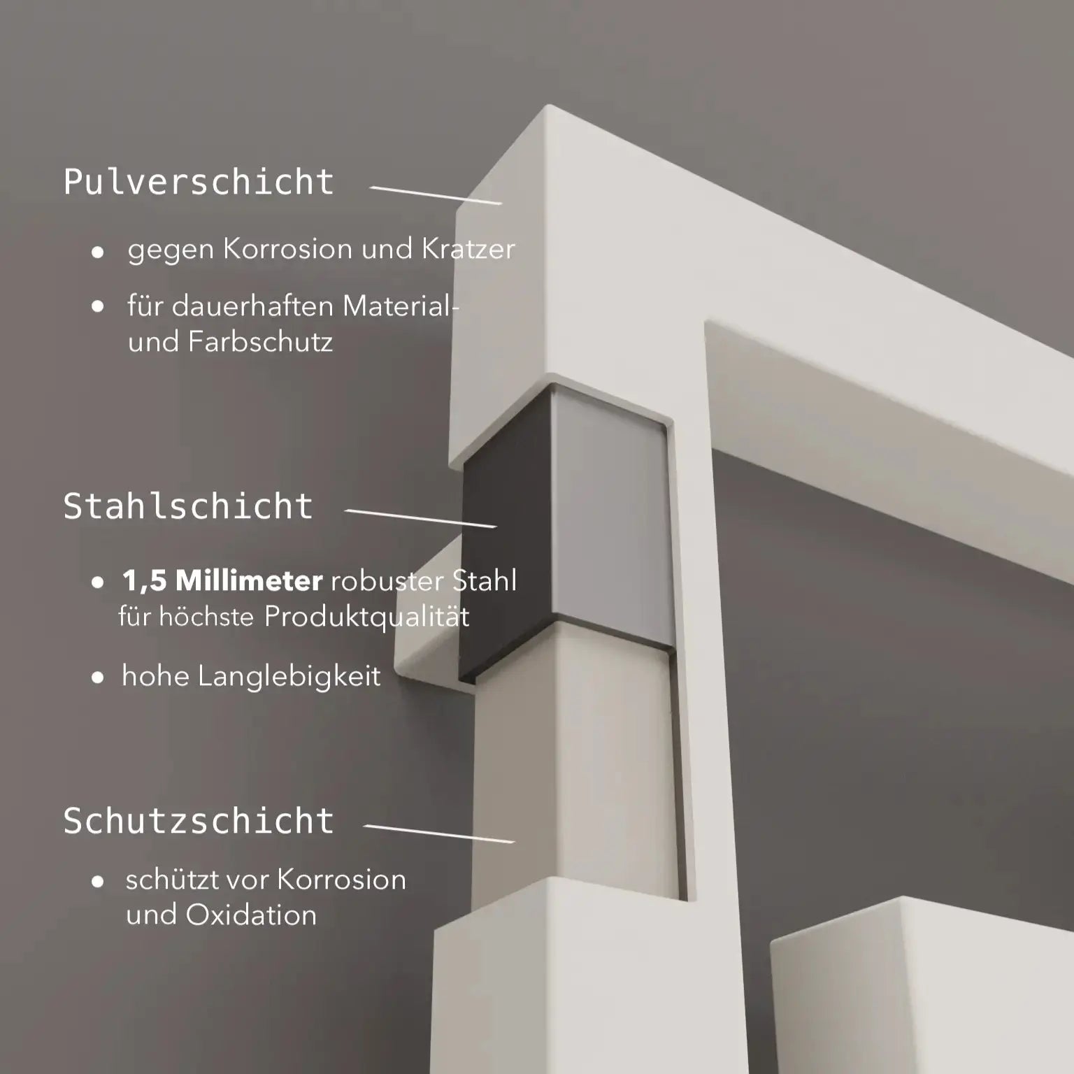 Handtuchheizkörper elektrisch Rigel-V inkl. Heizstab Badheizkoerper.SHOP Badheizkoerper Heizkörper