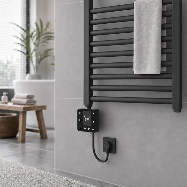 Elektro Heizstab SMART für Heizkörper - Schwarz