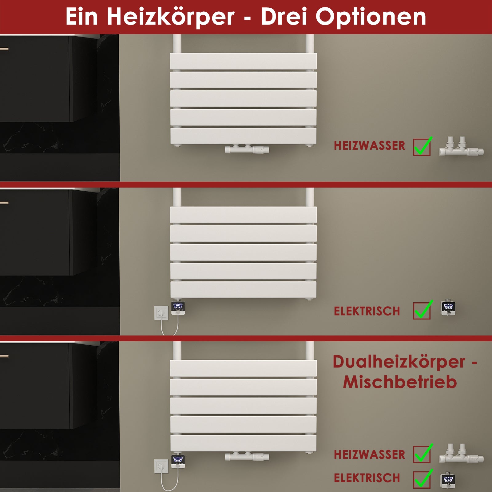 Badheizkörper & Handtuchheizkörper POLARIS