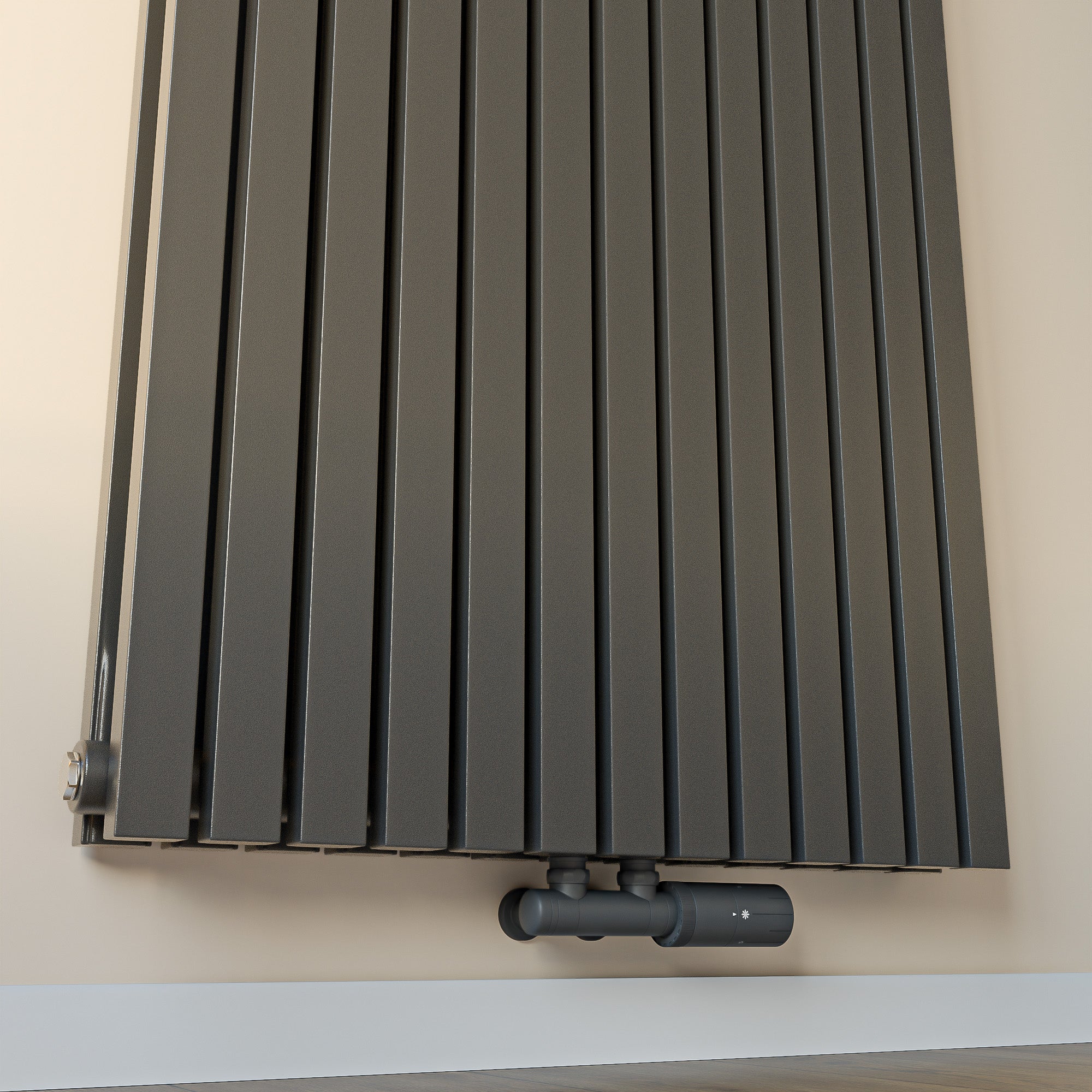 MIMOSA Vertikal Paneelheizkörper 4000 W | Wohnzimmer | 10 J. Garantie