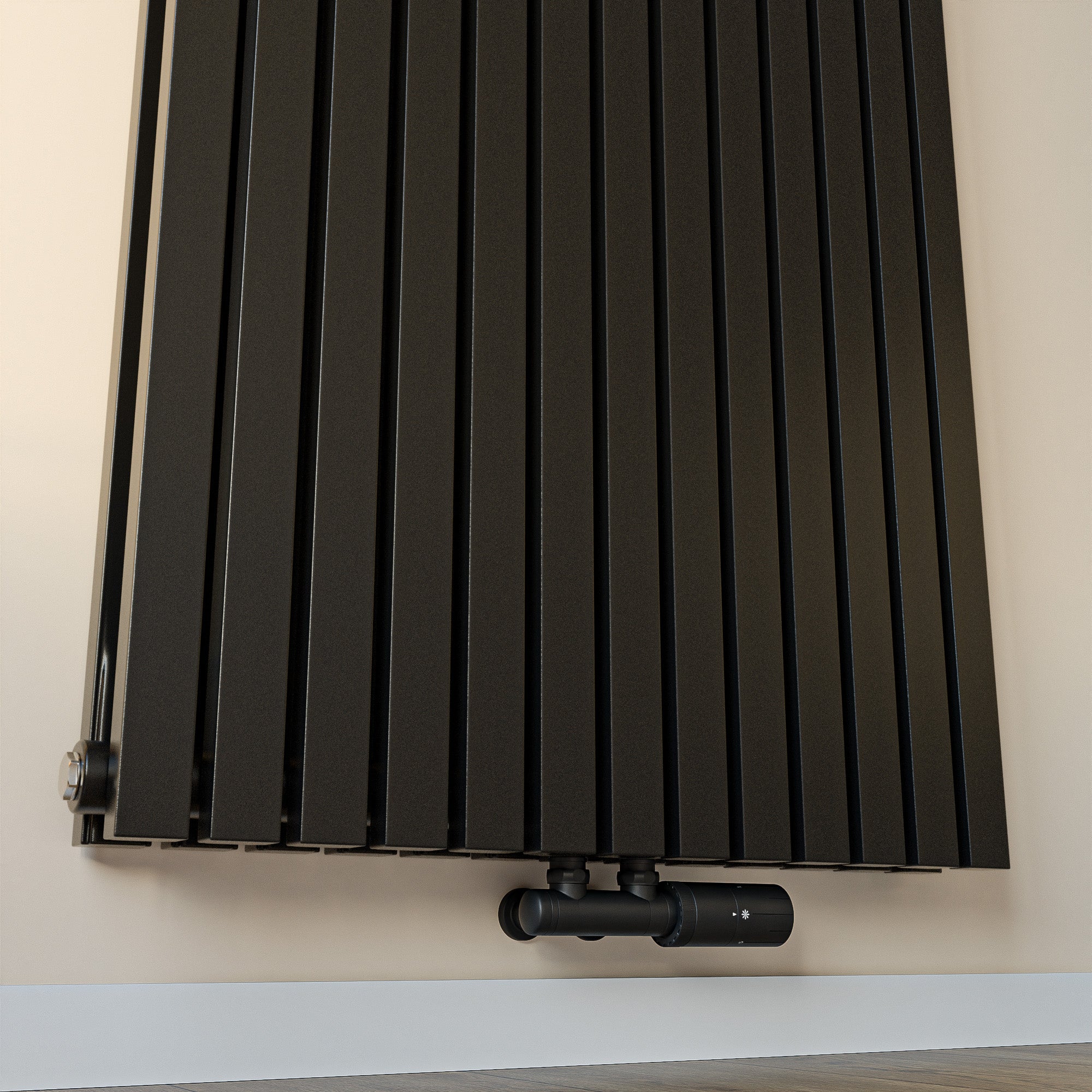 MIMOSA Vertikal Paneelheizkörper 4000 W | Wohnzimmer | 10 J. Garantie