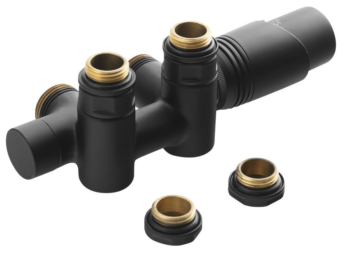 Multiblock Ventilset Dualbetrieb Diadem – Weiß, Schwarz, Chrom