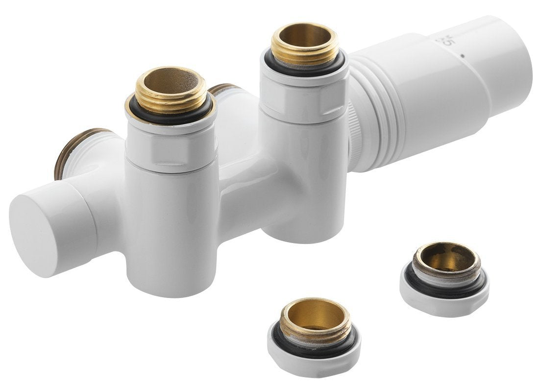 Multiblock Ventilset Dualbetrieb Diadem – Weiß, Schwarz, Chrom