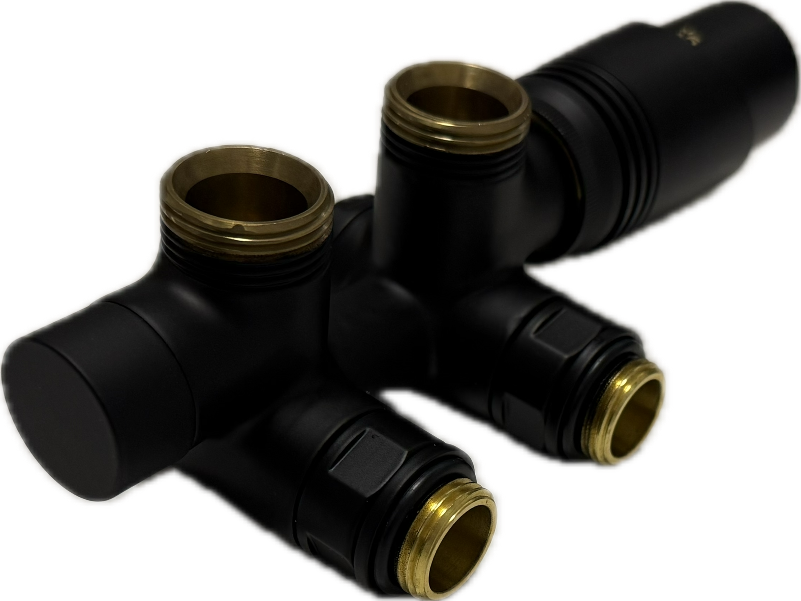 Multiblock Ventilset Dualbetrieb Diadem – Weiß, Schwarz, Chrom